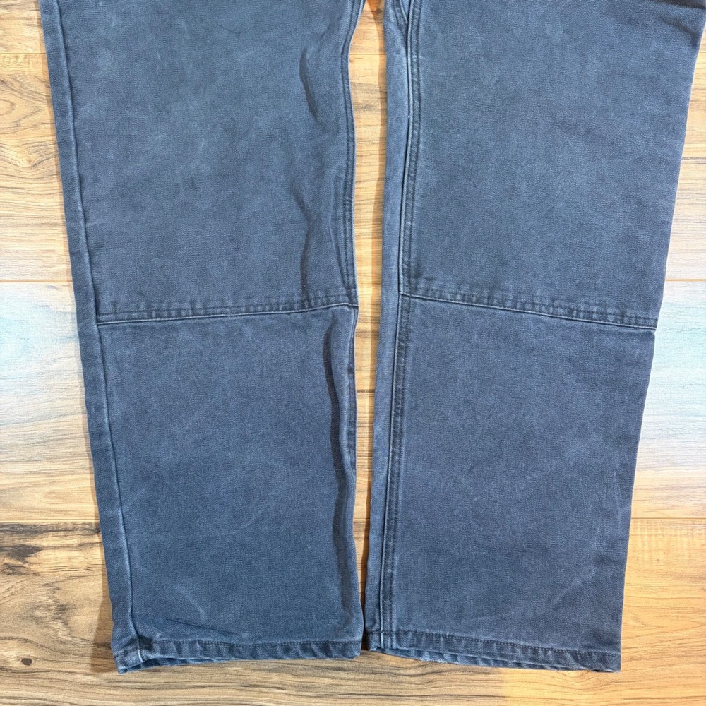 Arborwear Tree Climbers VTG Double Knee Canvas Pants Dark Gray USA Mens 34x32 - Picture 4 of 10